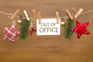 out of office sign