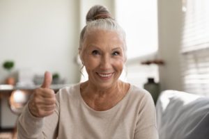 patient after working with a specialized dental answering service