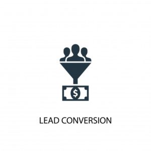 graphic showing lead conversion 